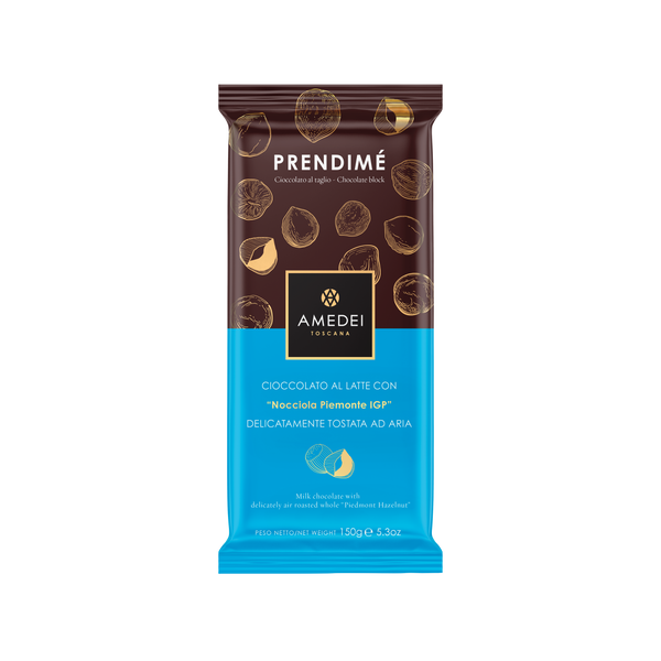 Amedei PRENDIME - Milk Chocolate Bar with Hazelnuts 150g