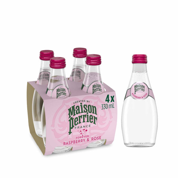 MAISON PERRIER FOREVER COLLECTION Raspberry & Rose (glass bottles) 24 x 330ml