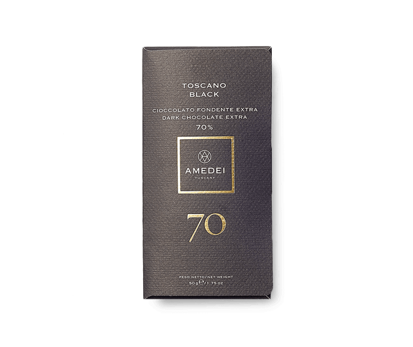 Amedei Amedei Dark Chocolate Bar Toscano Black 70% | METAGROUP Limited