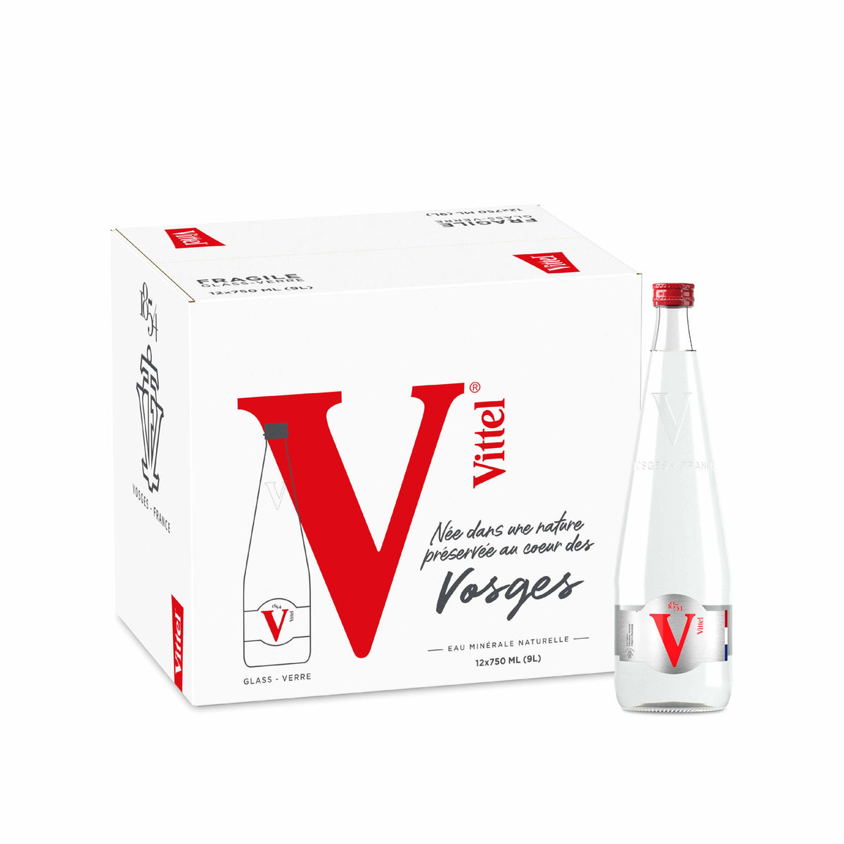 Vittel Mineral Water (glass bottle) 750ml METAGROUP Limited Vittel Mineral Water (glass bottle) 750ml METAGROUP Limited
