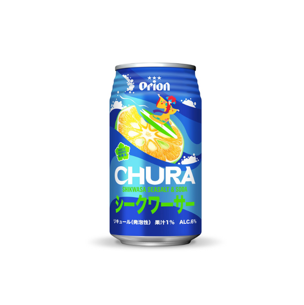 Orion RTD CHURA Shikwasa Seasalt & Soda 350ml x 24 Cans