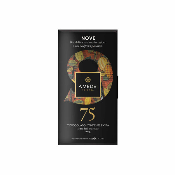 Amedei NERI - "9" Nove Dark Chocolate Bar 75%