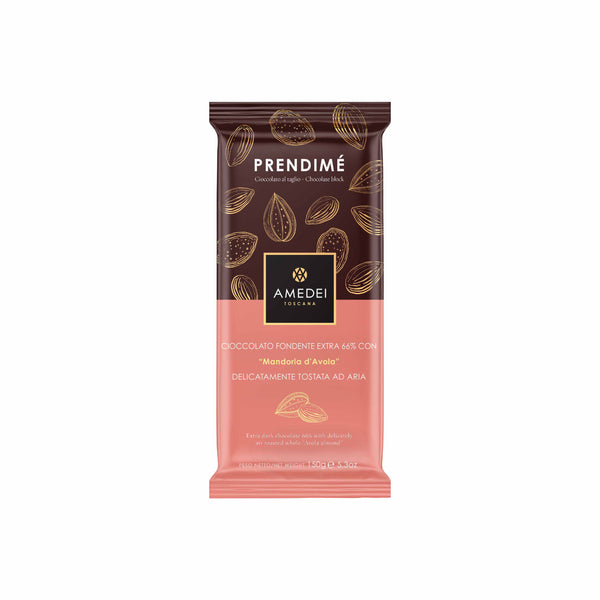 Amedei PRENDIME - Dark Chocolate Bar with Almonds 150g