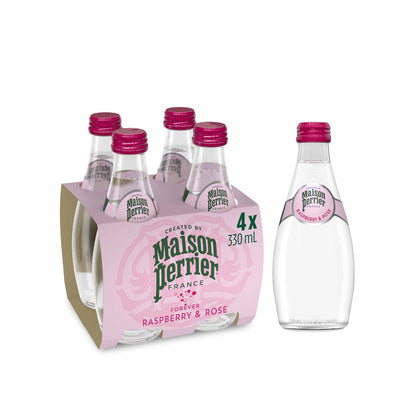 MAISON PERRIER FOREVER COLLECTION Raspberry & Rose (glass bottles) 24 x 330ml