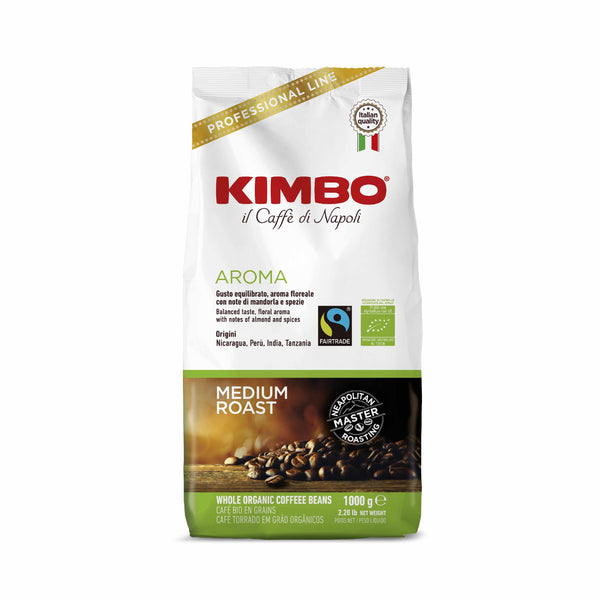Kimbo Kimbo Aroma Bio Organic Fair Trade Coffee Beans | METAGROUP Limited