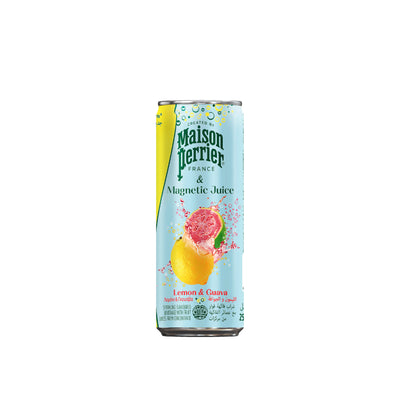 Maison Perrier MAISON PERRIER MAGNETIC JUICE Lemon & Guava Sparkling Beverage Can 24 x 250ml | METAGROUP Limited