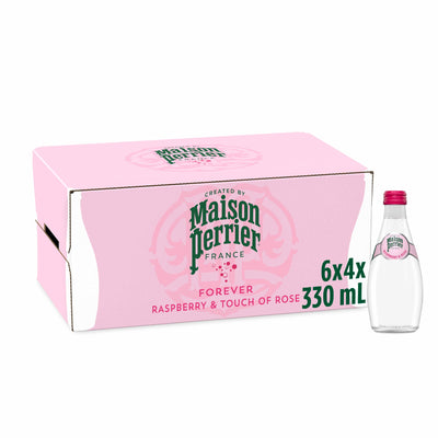 MAISON PERRIER FOREVER COLLECTION Raspberry & Rose (glass bottles) 24 x 330ml