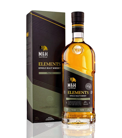 M&H Elements Peated Single Malt Whisky