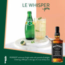 Whisper – Jack Daniel’s no. 7 Tennessee Whiskey + Perrier glass 33cl