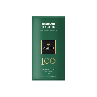 NEW - Amedei Bar Toscano Black 100% (cocoa mass)