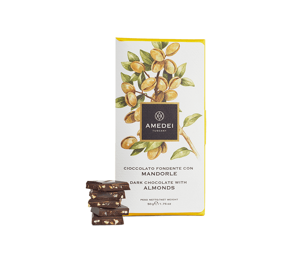 Amedei Amedei FRUTTI - Dark Chocolate Bar with Almonds | METAGROUP Limited