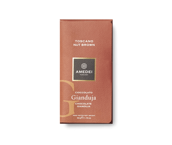 Amedei Amedei CLASSIC - Toscano Nut Brown - Gianduja Chocolate Bar | METAGROUP Limited