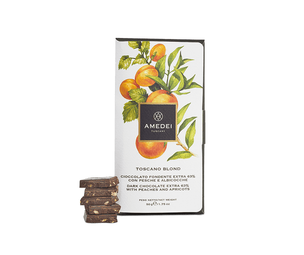 Amedei Amedei FRUTTI - Toscano Blond - Dark Chocolate Bar with Yellow Fruits | METAGROUP Limited