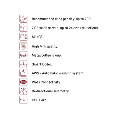 X20 CP10 MilkPS X20 CP10 MilkPS Fully Automatic Coffee Machine | METAGROUP Limited