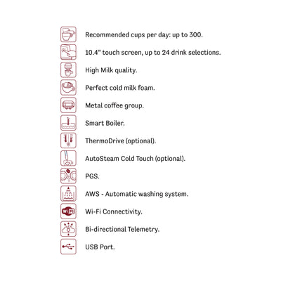 X30 CP10 MilkPS X30 CP10 MilkPS Fully Automatic Coffee Machine | METAGROUP Limited