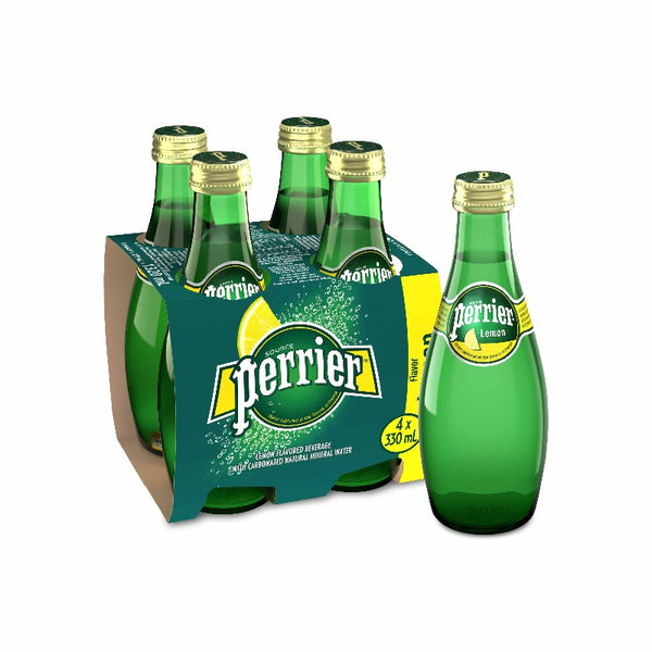 Perrier Perrier Lemon Sparkling Mineral Water (bottle) 24 x 330ml | METAGROUP Limited
