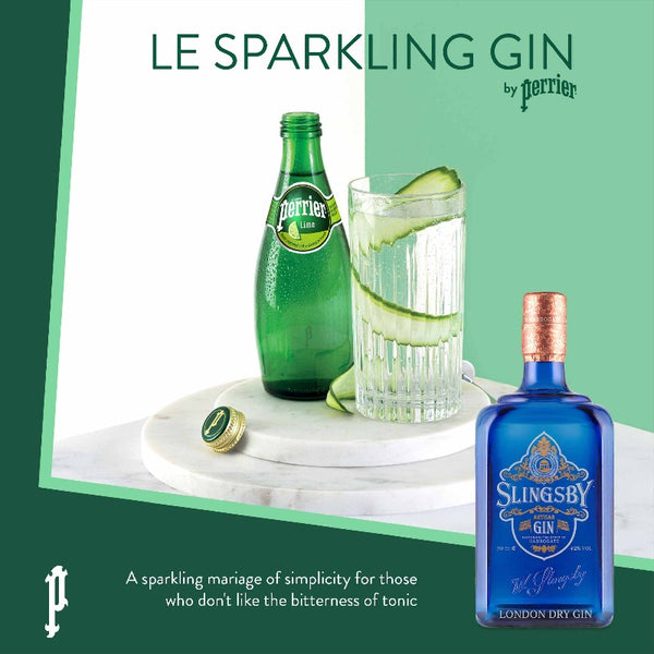 Perrier Le Sparkling Gin by Perrier - DIY kit with Slingsby London Dry Gin | METAGROUP Limited